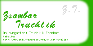 zsombor truchlik business card